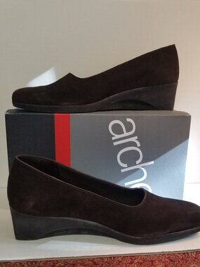 ARCHE BROWN SUEDE 'eldax' SIZE 42
